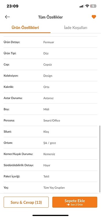 Kırmızı midi elbise - Görsel 5