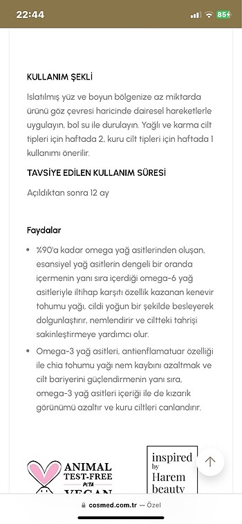 Cosmed Nemlendirici Tanecikli Peeling - Görsel 7