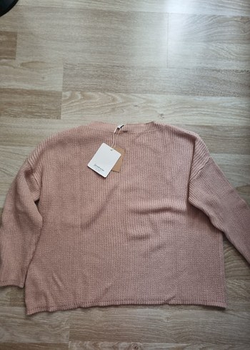 m Beden pembe Renk Stradivarius Pembe triko kazak
