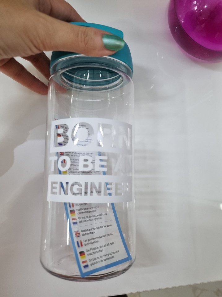 "Born to be an Engineer" Suluk Şişesi - Görsel 2