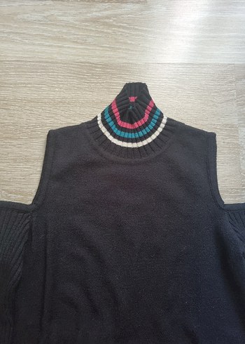 Y2K Triko Kadın Kazak- Omuz Açık - Görsel 4