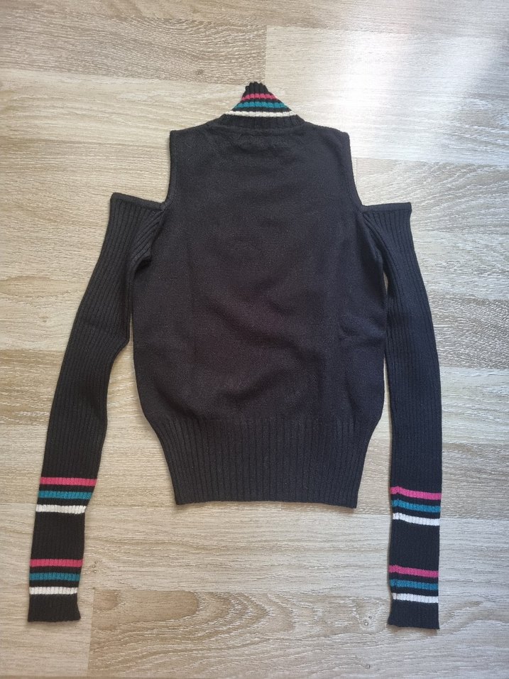 Y2K Triko Kadın Kazak- Omuz Açık - Görsel 5