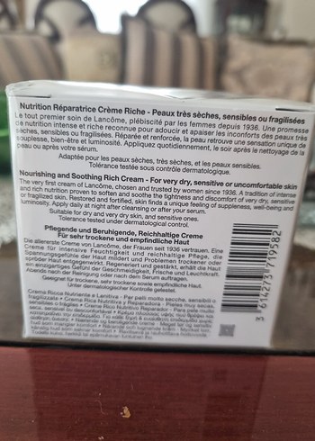 Orijinal Lancôme Nutrix Besleyici ve Yatıştırıcı Krem - Görsel 2
