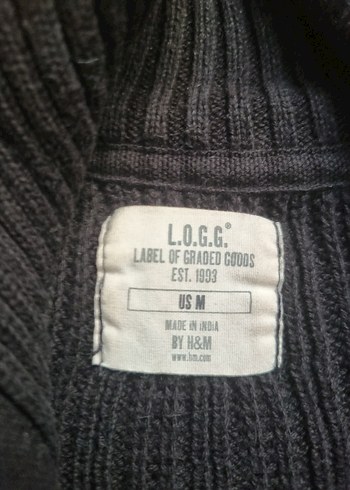 H&M Logg %100 Pamuklu Hırka - Görsel 2