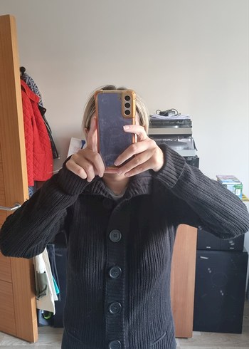 H&M Logg %100 Pamuklu Hırka - Görsel 5