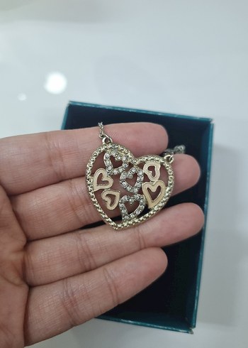 Kalp Detaylı Kolye - Görsel 2