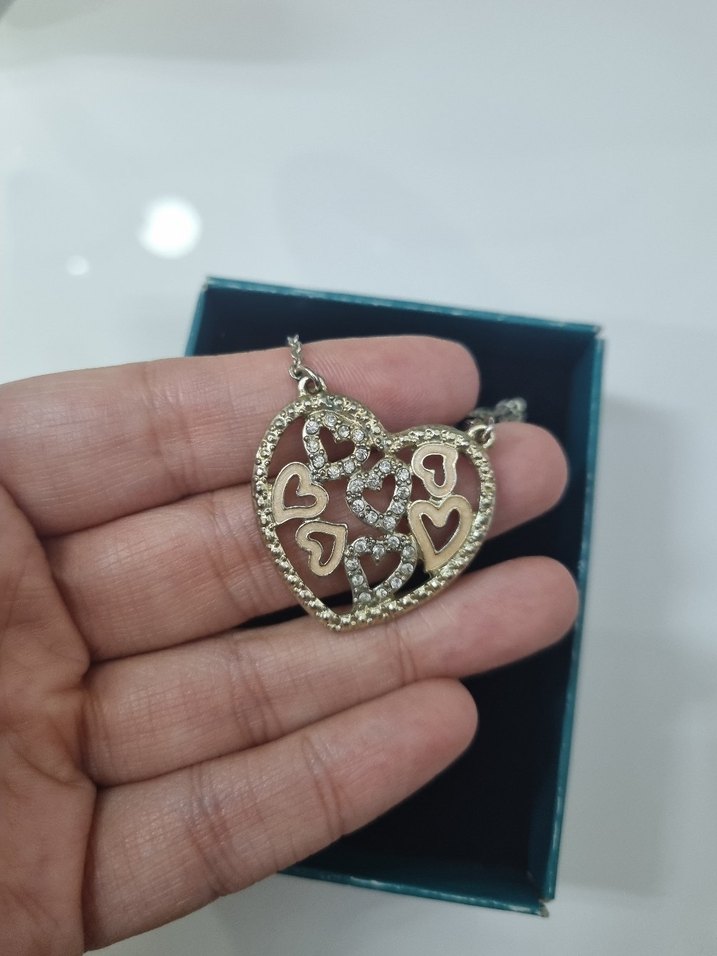 Kalp Detaylı Kolye - Görsel 2