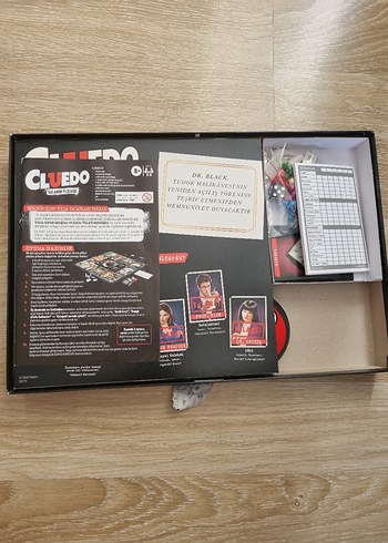  Beden Renk Cluedo Yalanın Peşinde Kutu Oyunu