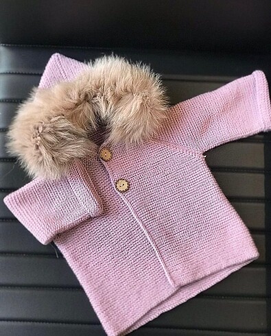 24-36 Ay Beden Kürklü bebek hırkası