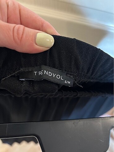 Trendyol & Milla Astarsız, beli lastikli midi etek