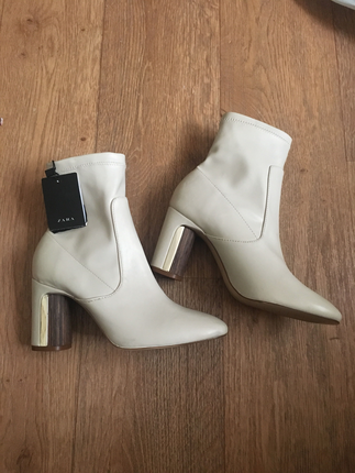 36 Beden Zara ekru bot