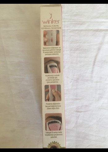 Pembe Pastel Isıtmalı Kirpik Kıvırıcı - Görsel 3