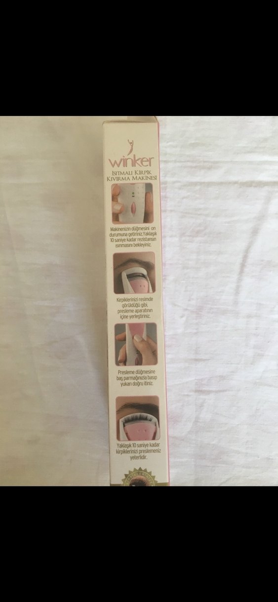 Pembe Pastel Isıtmalı Kirpik Kıvırıcı - Görsel 3