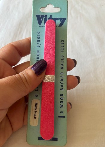 Renkli Pembe Ahşap Tırnak Törpüsü - Görsel 3