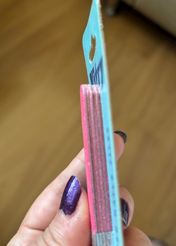 Renkli Pembe Ahşap Tırnak Törpüsü - Görsel 4