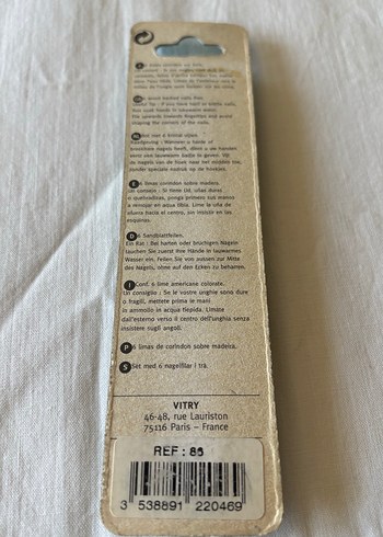 Renkli Pembe Ahşap Tırnak Törpüsü - Görsel 5