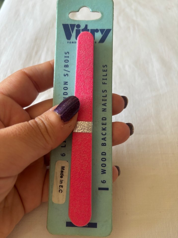 Renkli Pembe Ahşap Tırnak Törpüsü - Görsel 3