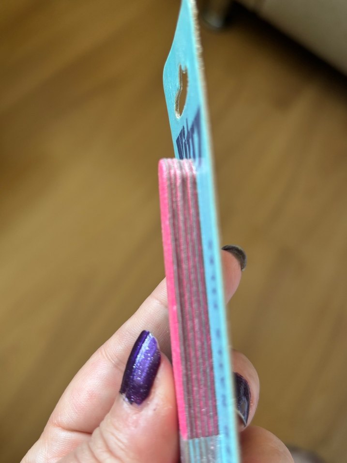 Renkli Pembe Ahşap Tırnak Törpüsü - Görsel 4