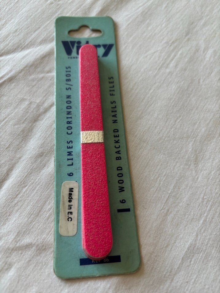 Renkli Pembe Ahşap Tırnak Törpüsü - Görsel 2