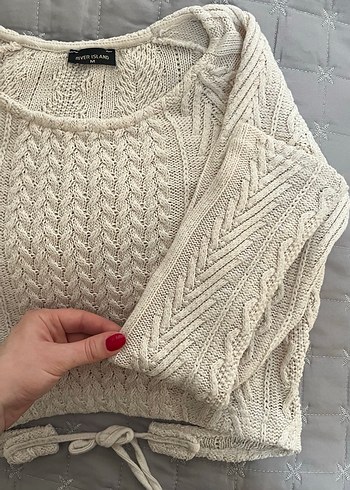 Bej Triko Kadın Kazak - Görsel 3