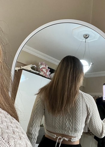 Bej Triko Kadın Kazak - Görsel 2