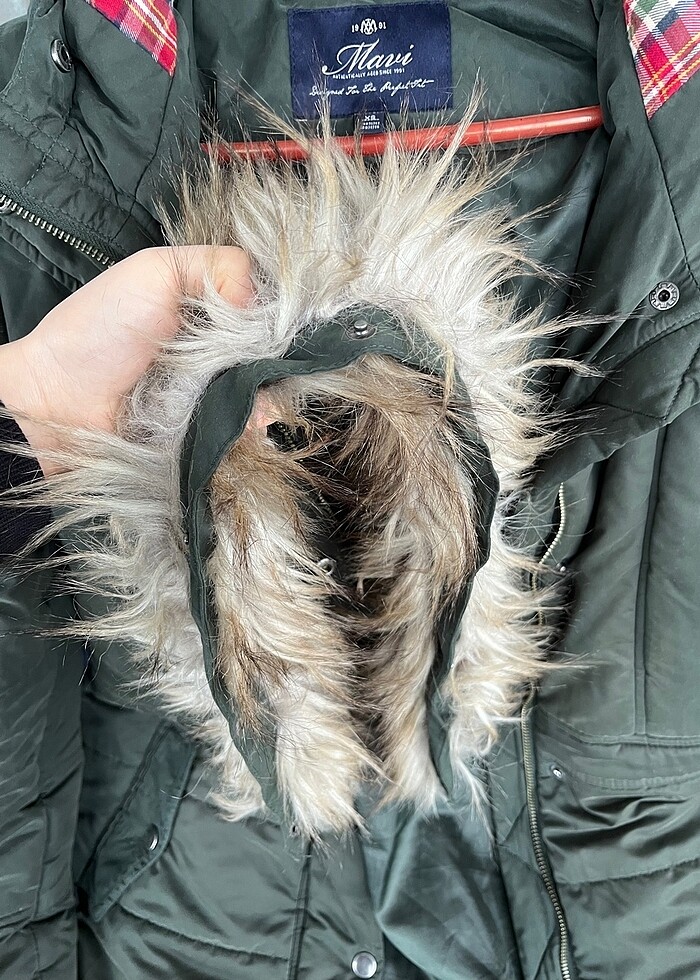 Kürklü mont - Görsel 3