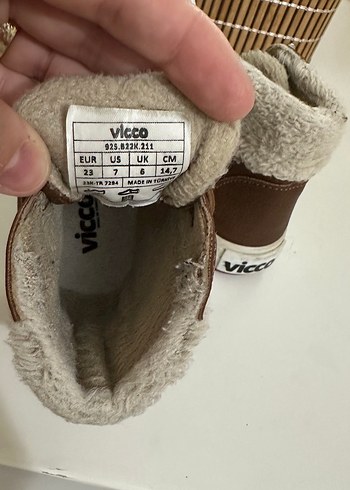 Vicco Vicco Kürklü Kahverengi Süet Erkek Çocuk Botu
