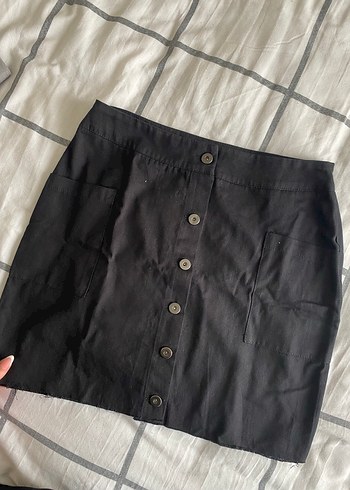40 Beden Siyah Mini Etek