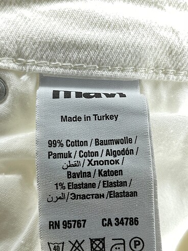 universal Beden beyaz Renk Mavi Jeans Jean / Kot %70 İndirimli.