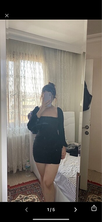 milla büzgülü elbise