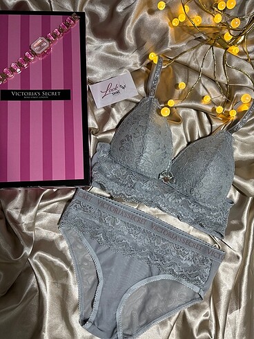 Victoria s Secret Victoria secret Taşlı büstiyer takım