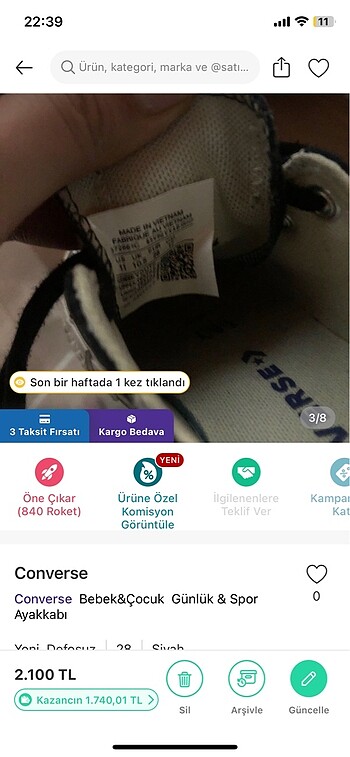 28 Beden Converse