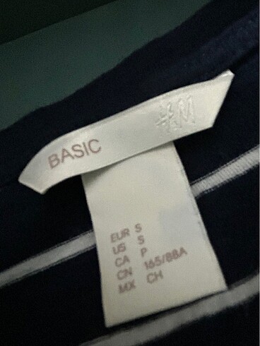 s Beden H&M basic yazlık elbise