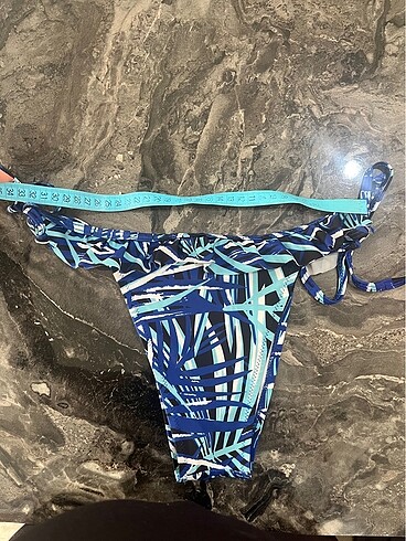 xs Beden Straplez fırfırlı bikini takımı
