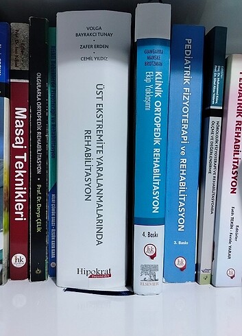 Fizyoterapi ve Rehabilitasyon ders kitapları