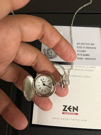 Zen saat kolye 