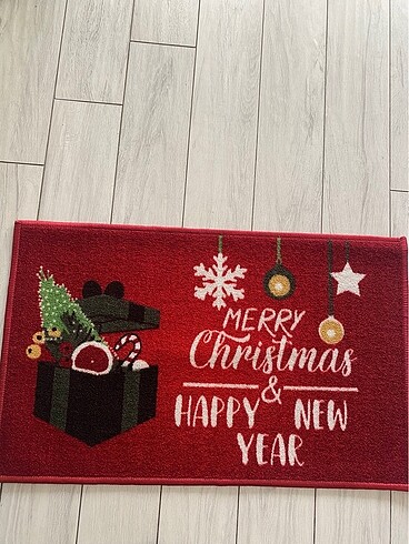 Beden Yeniyıl noel yılbaşı paspas veya kapı önü