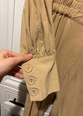 Bej Kemerli Kadın Uzun Tulum - Görsel 4