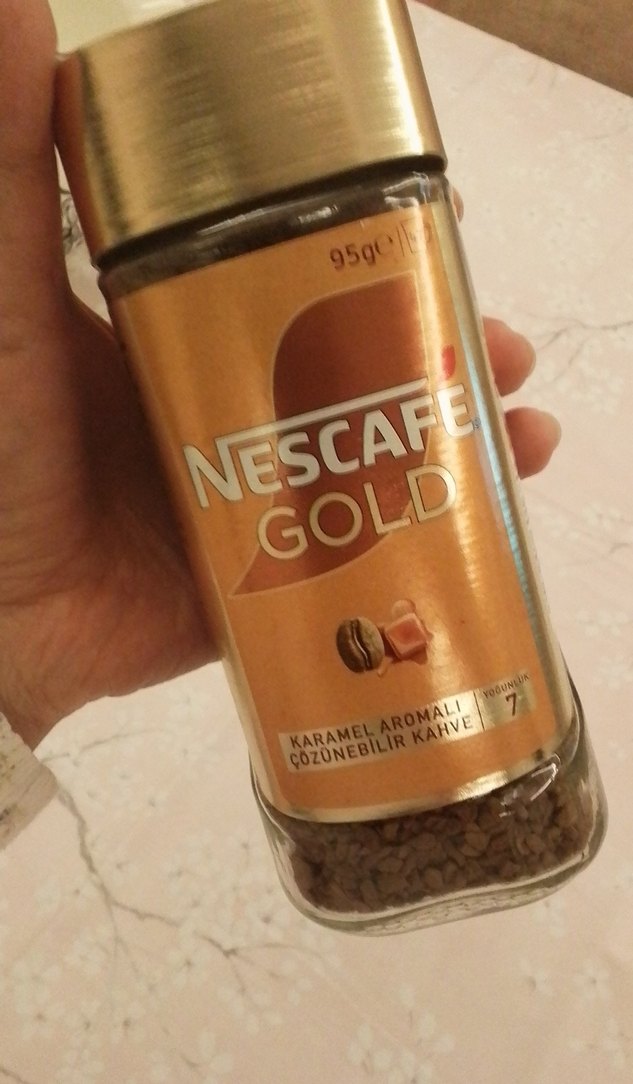Nescafe Gold Karamel Aromalı Çözünür Kahve 95g - Görsel 2