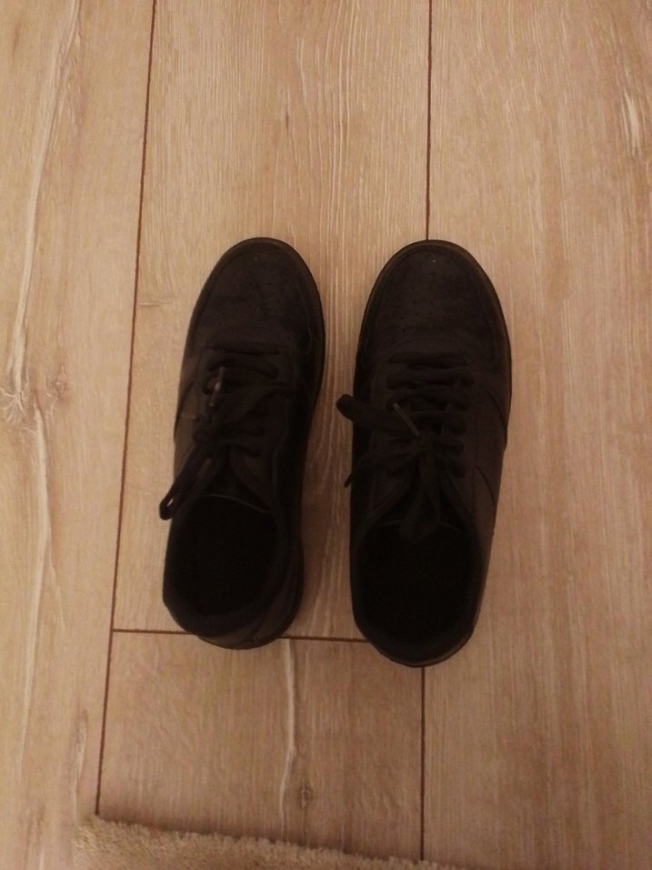 Kadın Siyah Bağcıklı Stiletto Topuklu Spor Ayakkabı - Görsel 2