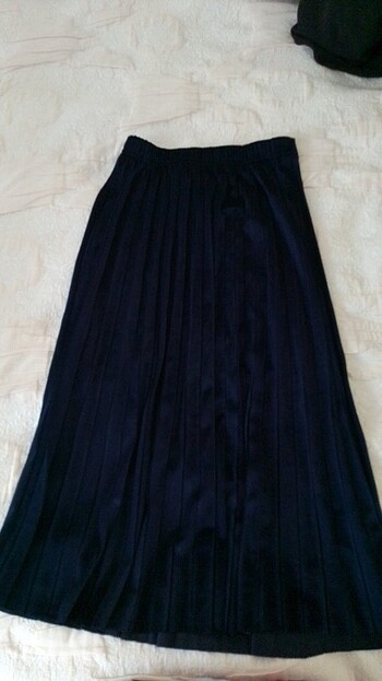 Etek mavi uzun - Görsel 2