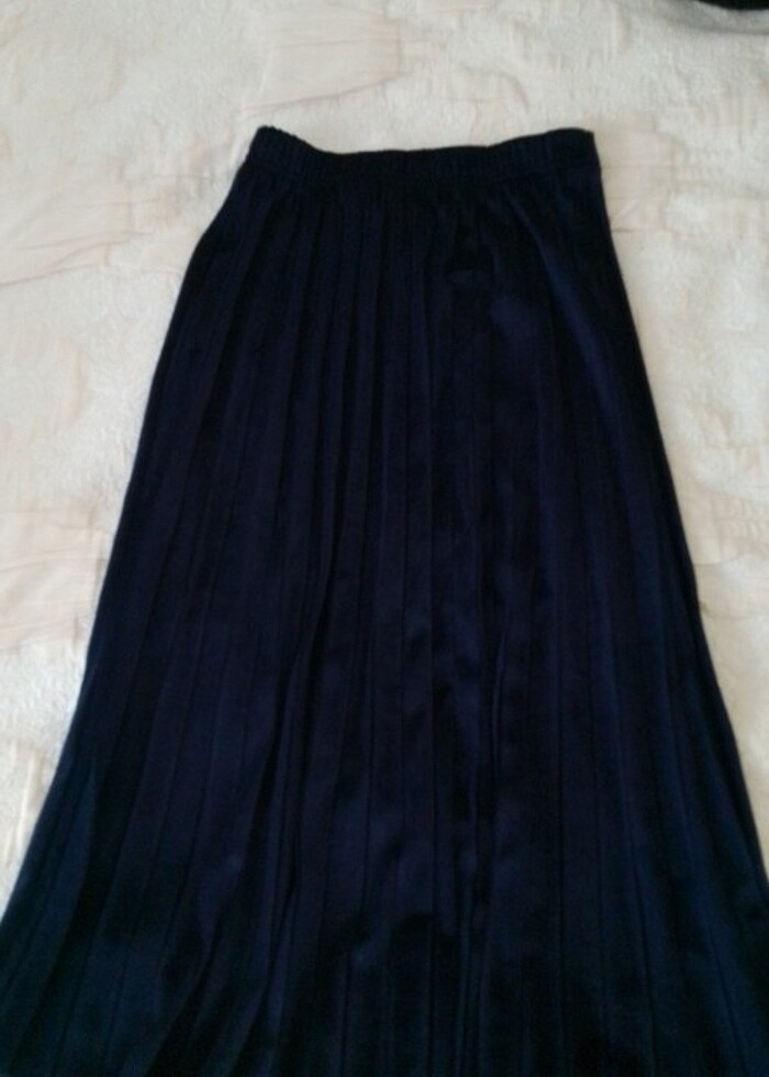 Etek mavi uzun - Görsel 2