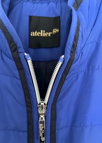 Atelier Marka Mavi Fermuarlı Kadın Yelek - Görsel 2