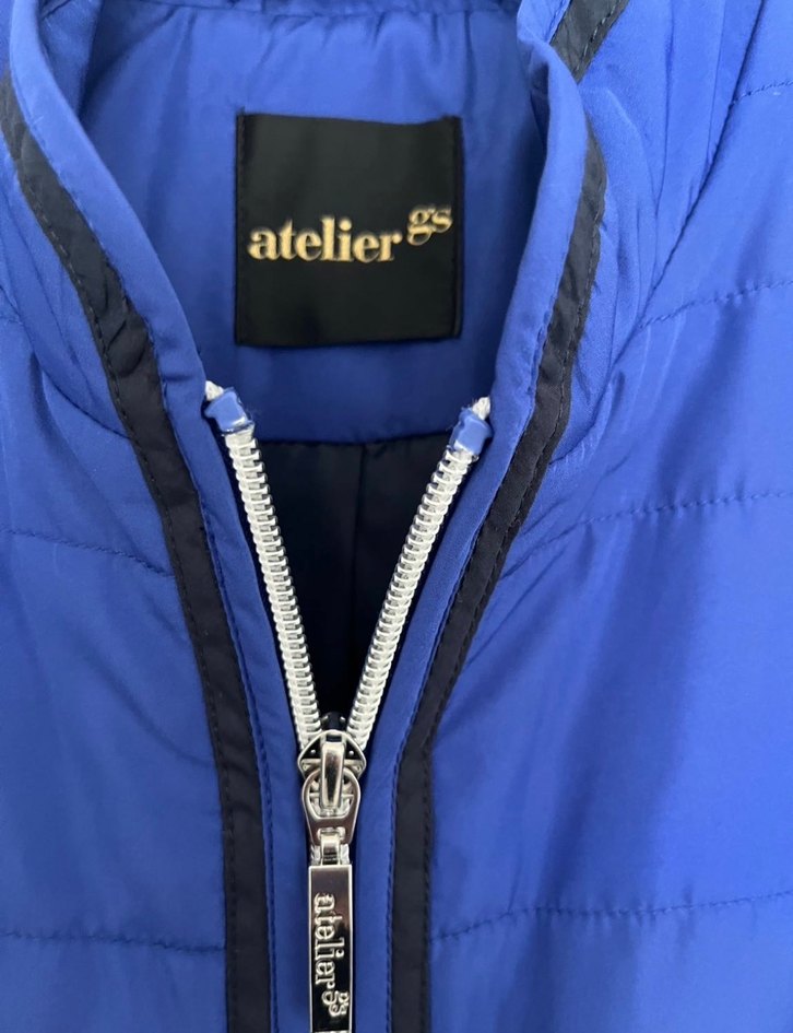 Atelier Marka Mavi Fermuarlı Kadın Yelek - Görsel 2