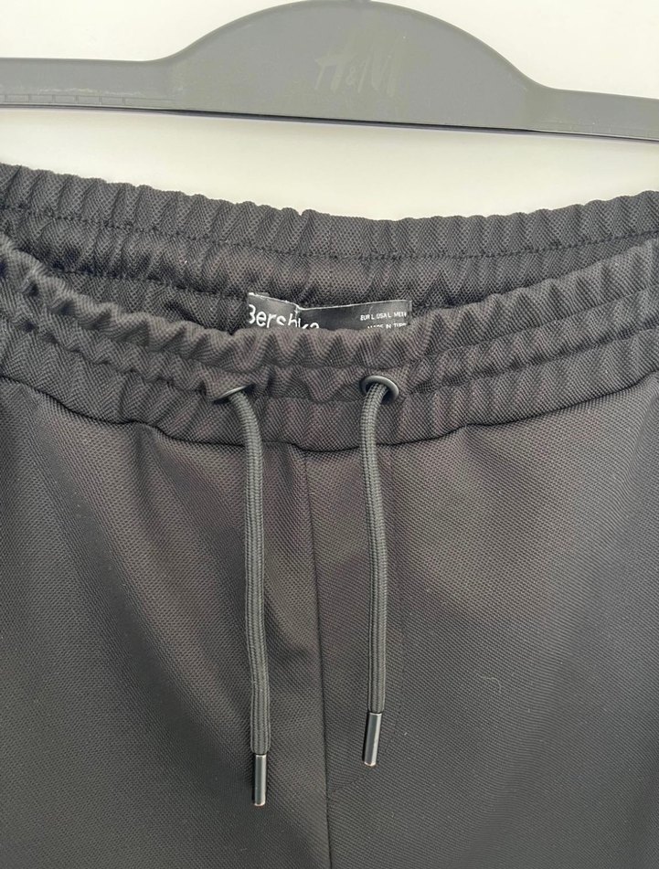 Berska Siyah Bel Bantlı Erkek Eşofman Altı - Görsel 2