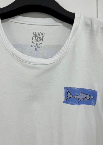Mudo XL Erkek Beyaz Baskılı Kısa Kollu Tişört - Görsel 2