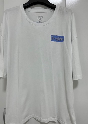 Mudo XL Erkek Beyaz Baskılı Kısa Kollu Tişört - Görsel 3