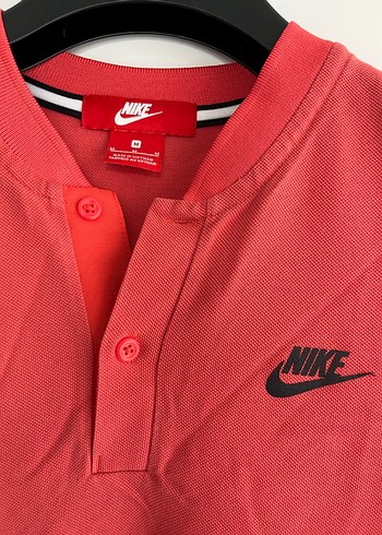 Nike Kırmızı Düğmeli Erkek Polo Tişört - Görsel 3