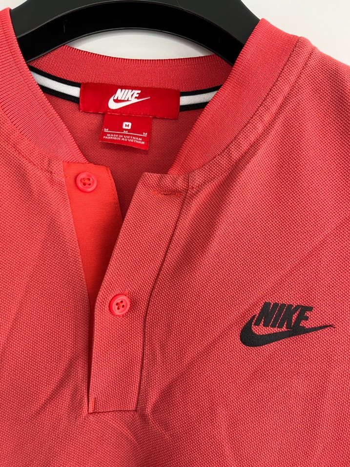Nike Kırmızı Düğmeli Erkek Polo Tişört - Görsel 3