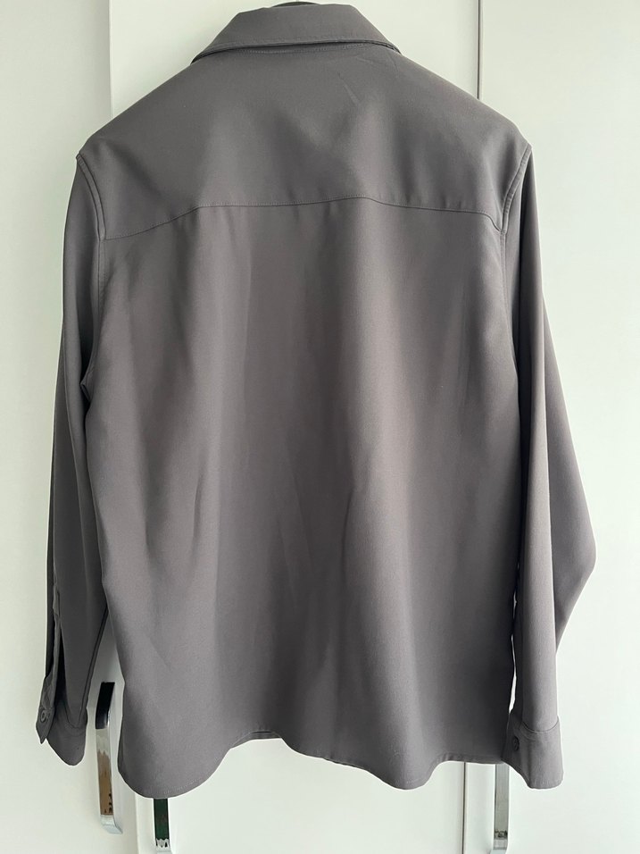 Koton Erkek Gri Düğmeli Erkek Ofis Gömleği - Görsel 3